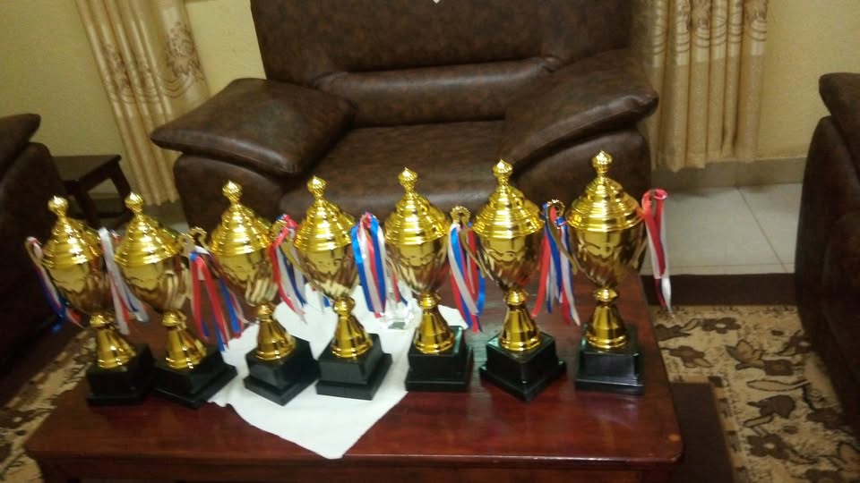 🏆 Students Sports Achievement – Champion Trophy Collection